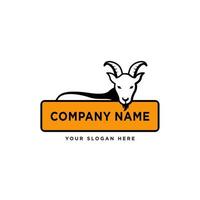 Vector logo Goat Logo Style Premium Vector Logo Company