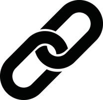 Chain icon isolate on white background. vector