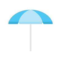 Beach umbrella icon on white background. vector