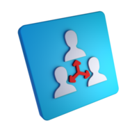 icon business organization structure teamwork responsibility png