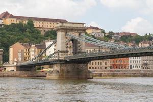 Chain Bridge of Budapest, Hungary photo