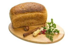 Bread with parsley and nuts photo