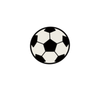 doodle de linha orgânica desenhada de mão de esporte de futebol png