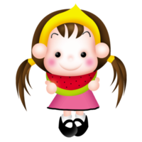 menina anime personagem fofo ilustração de emoção dos desenhos animados, desenho clipart arte de design de mangá kawai