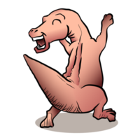 dinosaure faune anime mignon personnage dessin animé modèle émotion illustration clipart dessin kawaii manga conception idée art png