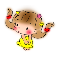 cartoon niedliches mädchen kinder kunst png