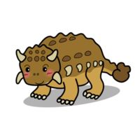 dinosauro fauna anime simpatico personaggio cartone animato modello emozione illustrazione clipart disegno kawaii manga design idea art png