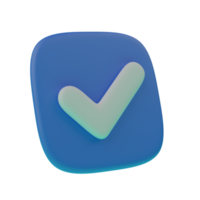 Checkmark or approved or verified icon or symbol png