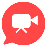 Social live stream linear icon. Web streaming badge. Online broadcast news thin line contour button symbol. Isolated outline illustration png