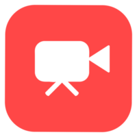 Social live stream linear icon. Web streaming badge. Online broadcast news thin line contour button symbol. Isolated outline illustration png