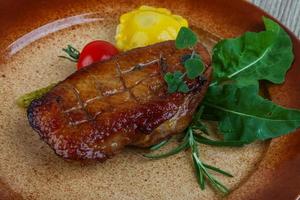 Roasted duck breast photo