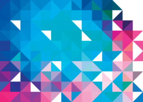 Fondo de patrón de colores geométricos abstractos png