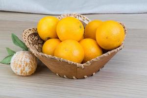 Tangerines in the bowl photo