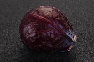 Red bright cabbage photo