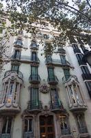 Buildings' facades of great architectural interest in the city of Barcelona - Spain photo