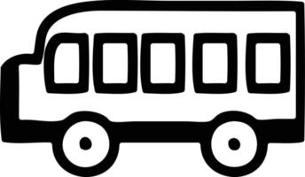 school bus icon vector