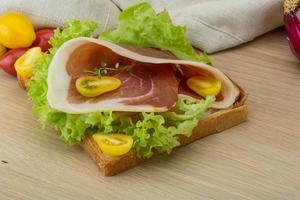 Sandwich with hamon photo