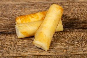 Roasted spring roll photo