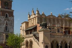Sukiennice building in Krakow, Poland photo