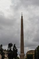 Piazza del Popolo en Roma foto