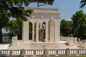 Ossuary of the fallen during the defence of Rome , Italy photo