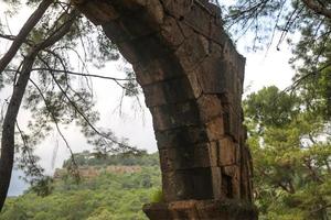 ruinas de phaselis en turquía foto