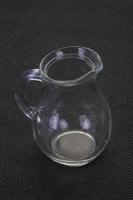 Empty glass jug