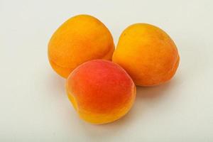 Fresh ripe sweet few apricots photo