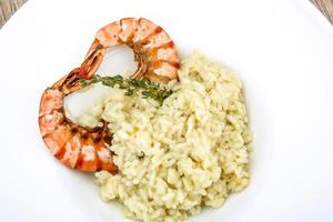Risotto with prawn photo