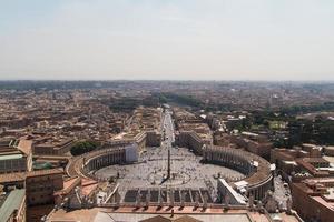 St. Peter's Square from Rome in Vatican State photo