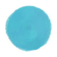 blauer aquarellpinsel, spritzer, fleck png