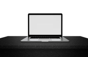 Modern laptop  isolated on white background. 3D Illustration. png