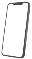 Mobile Phone Template Mockup. 3D illustration. png