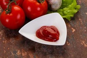 Tomato ketchup sauce photo