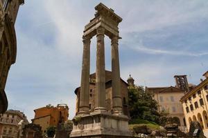 Ruins by Teatro di Marcello, Rome - Italy photo