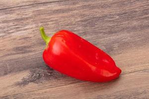 Sweet Red Bell Bulgarian pepper photo