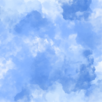 abstraktes blaues Aquarell für Hintergrund png