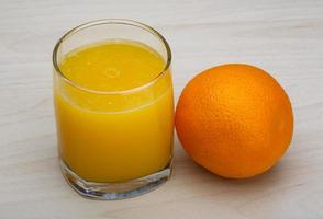 Fresh orange juice photo