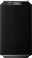 latas de aluminio de color con gotas de agua aisladas sobre fondo blanco. representación 3d png