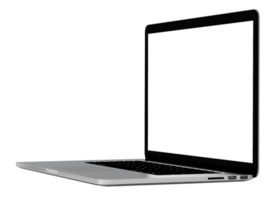 moderne laptop geïsoleerd op een witte achtergrond. 3D illustratie. png