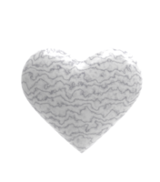 Heart icon isolated on white background. png