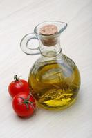 Olive oil bottle photo