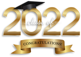 Graduation class of 2022 greeting background. png