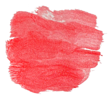 Red Brush Stroke cut out. png