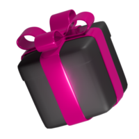 realistischer 3D-Geschenkboxausschnitt png