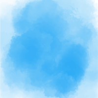 abstraktes blaues Aquarell für Hintergrund png