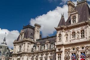 Historic building in Paris France photo