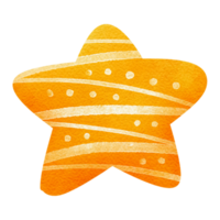 star watercolor png