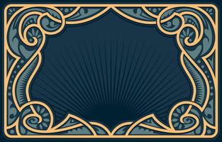 fondo de estilo art nouveau vector