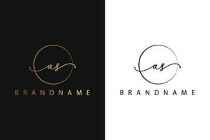 como logotipo dibujado a mano de firma inicial, moda, joyería, fotografía, boutique, guión, boda, plantilla de logotipo de vector creativo floral y botánico para cualquier empresa o negocio.